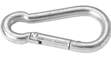 Apex T7645026 3 8  Opening x 2.75  Length Zinc Plated Spring Snap Link - Quantity of 100 Cheap