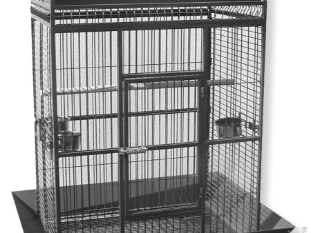 Avi One 212 Parrot Cage Silver Black For Sale