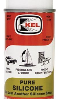 KEL KEL57555 4 oz Can of Pure Silicone Lubricant - Quantity of 3 Supply