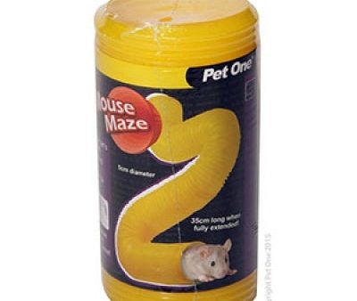 Pet One Mouse Tunnel Yellow Small Fashion