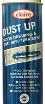 Claire CL 875 14 oz Can of Aerosol Dust Up Floor Dressing & Dust Mop Treatment Spray Discount