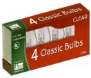 Holiday Wonderland 1074C-88 4-Pack Of C7 Clear Replacement Bulbs - Quantity of 100 Online