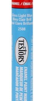 Testors 2508C 1 3 oz Light Blue Gloss Enamel Paint Pen Marker For Cheap