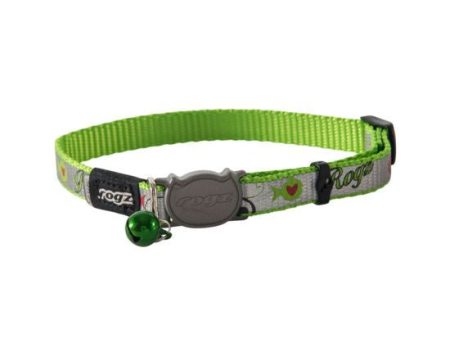 Rogz Reflectocat Safeloc Lime Fish Small Online now