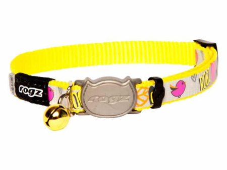 Rogz Reflectocat Safeloc Dayglow Yellow X-Small Hot on Sale