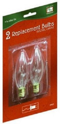 Holiday Wonderland T-15-88 2-Pack of Clear C7 Electric Brass Window Candle Replacement Bulbs - Quantity of 36 Cheap