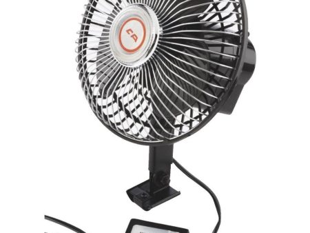 Custom Accessories 40009 12 Volt 2 Speed Auto Oscillating Fan Fashion