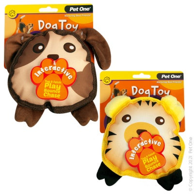 Pet One Interactive Squeaky Assorted Toy 19cm For Discount