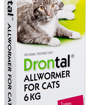 Drontal Cat Tablet 6KG 2 Pack Supply