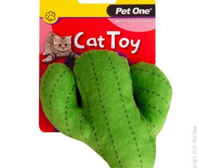 Pet One Plush Cactus Green 11.5cm For Sale