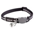 Rogz Alleycat Safeloc Collar Black Small Online Sale