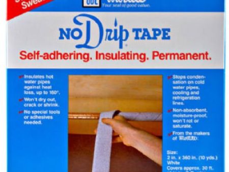 Thermwell NDT30 30  Foot Roll of Mortite No Drip No Sweat   Self Adhering Pipe Insulation Tape - Quantity of 6 For Cheap