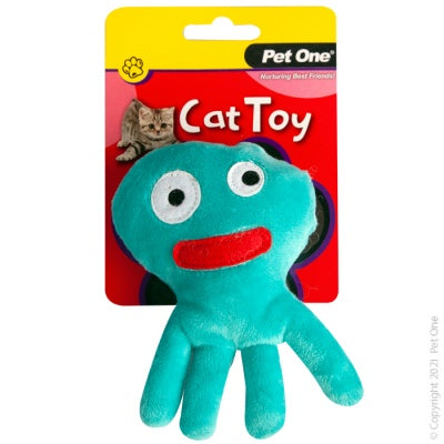 Pet One Plush Octopus Blue 12.5cm For Sale