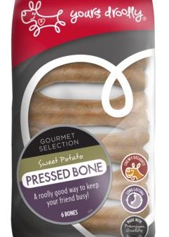 Yours Droolly Pressed Bone Sweet Potato 6 Pack Online now