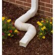 Amerimax 85010 Universal White Flexible Poly Downspout Extension - Quantity of 12 Online Hot Sale