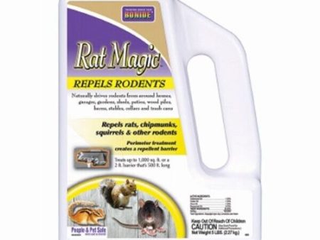 Bonide 8634 5 LB Container of Rat Magic Natural Rat Repellent Granules Hot on Sale