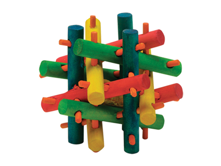 Kaytee Wooden Knot Nibbler 10cm Discount