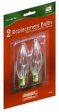 Holiday Wonderland T-16-88 2-Pack of Battery Operated Window Candle Replacement Bulbs - Quantity of 48 on Sale