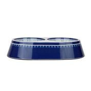 Barkley & Bella Medina Indigo Double Bowl Hot on Sale