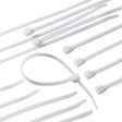 ECM Industries 46-310 100-Count Pack of 11  Inch White Nylon Cable Ties For Sale