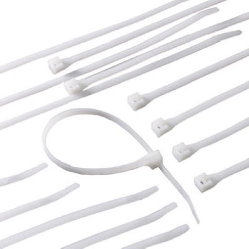 ECM Industries 46-310 100-Count Pack of 11  Inch White Nylon Cable Ties For Sale