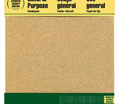 3M 9000NA 5-Count Pack of 9  x 11  220-Grit Aluminum Oxide Sandpaper Cheap