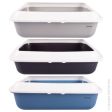 Pet One Rectangular Litter Tray & Lid Large Fashion