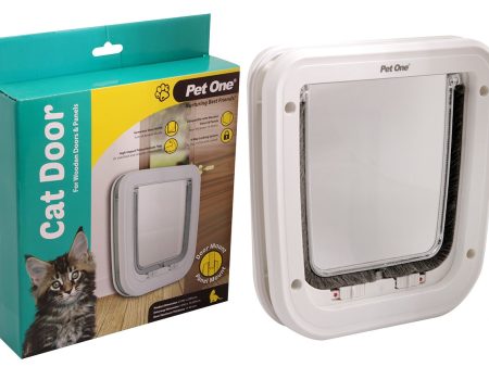 Pet One Cat Door Poly Wood Fit on Sale