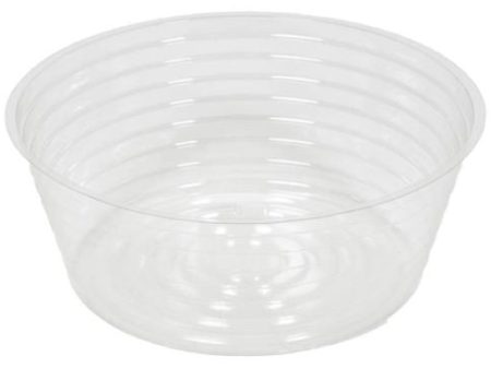 Midwest DL10 10  Clear Vinyl Deep Plant Planter Saucer Liner - Quantity of 125 Discount