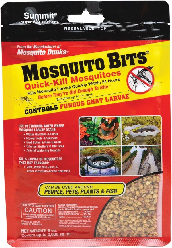 Summit 116-12 8 oz Bag of Mosquito Pest Control Bits - Quantity of 10 Online Sale