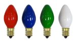 Holiday Wonderland 1074A-88 4-Pack of C7 Multi-Color Replacement Bulbs - Quantity of 100 Hot on Sale