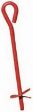 Midwest  901018A 6  x 48  Red Metal Screw In Twist Tree Stake Ground Anchor - Quantity of 10 Discount