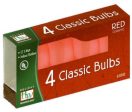 Holiday Wonderland 1074R-88 4-Pack Of C7 Red Replacement Bulbs - Quantity of 75 Online Sale