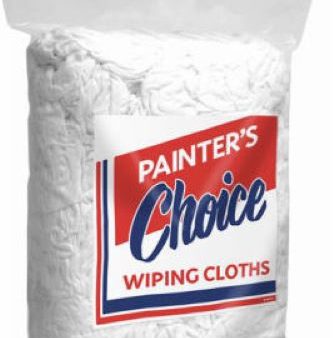 Intex Supply 414-BL05-10D-PC 4 LB Bag of #5 Painter s Choice White Cotton Knit Rags For Discount