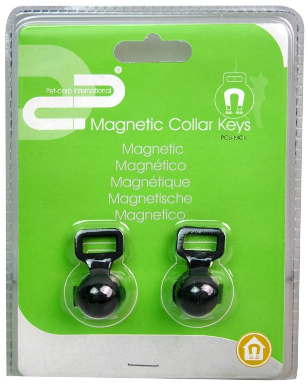 Pet Corp Door Magnetic Collar Keys PC6 2 Pack Online Hot Sale