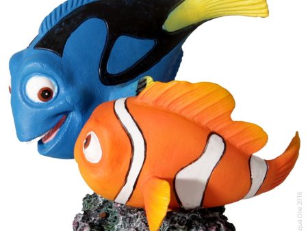 Aqua One Blue Tang & Clownfish Ornament For Sale