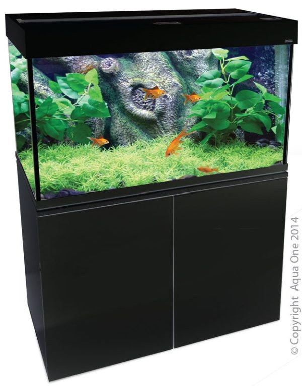 Aqua One Brilliance 120 Aquarium Set Black 292L Online now