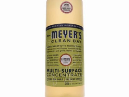 Mrs. Meyer s 12440 Clean Day 32 oz Bottle of Concentrated Lemon Verbena Scent Multi-Surface Cleaner Online Hot Sale