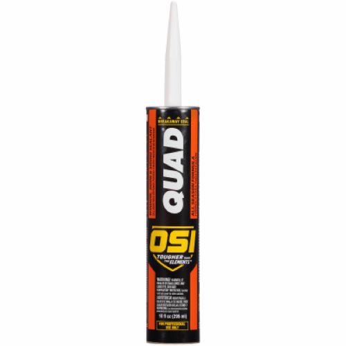 OSI Quad 827837 10 oz Tube of Clear Window, Door & Siding Sealant - Quantity of 4 Online