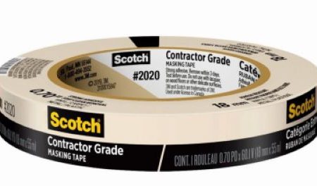 3M 2020-18AP Scotch .70  x 60 Yard Roll of Masking Tape Fashion