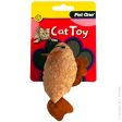 Pet One Plush Cork Fish 12cm For Cheap