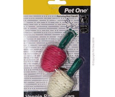 Pet One Veggie Rope Chews Radish 2 Pack For Cheap