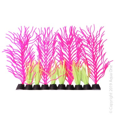 Aqua One Flexiscape Hornwort Pink & Green Small Sale