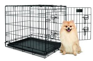 Yours Droolly Double Door Dog Crate Small 61cm For Discount