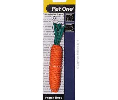 Pet One Veggie Rope Chews Carrot Medium For Cheap