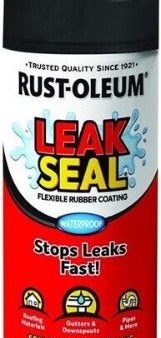 Rust-Oleum 265494 12 oz Can of Black LeakSeal Flexible Rubber Coating Sealant Spray Online Sale