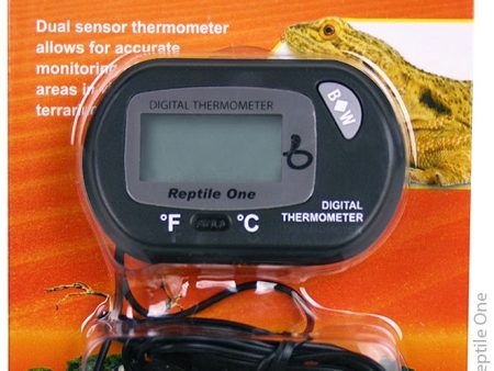 Reptile One Thermometer LCD Dual Zone Sensor Fashion