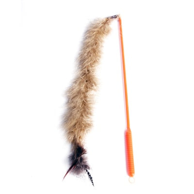 Pet One Wand Tail with Bell Brown Cheap