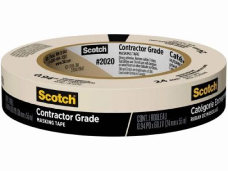 3M 2020-24AP Scotch .94  x 60 Yard Roll of Masking Tape For Cheap