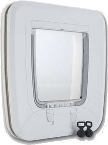 Pet Corp Cat Door Magnetic Universal Fitting White PC6-W Online now